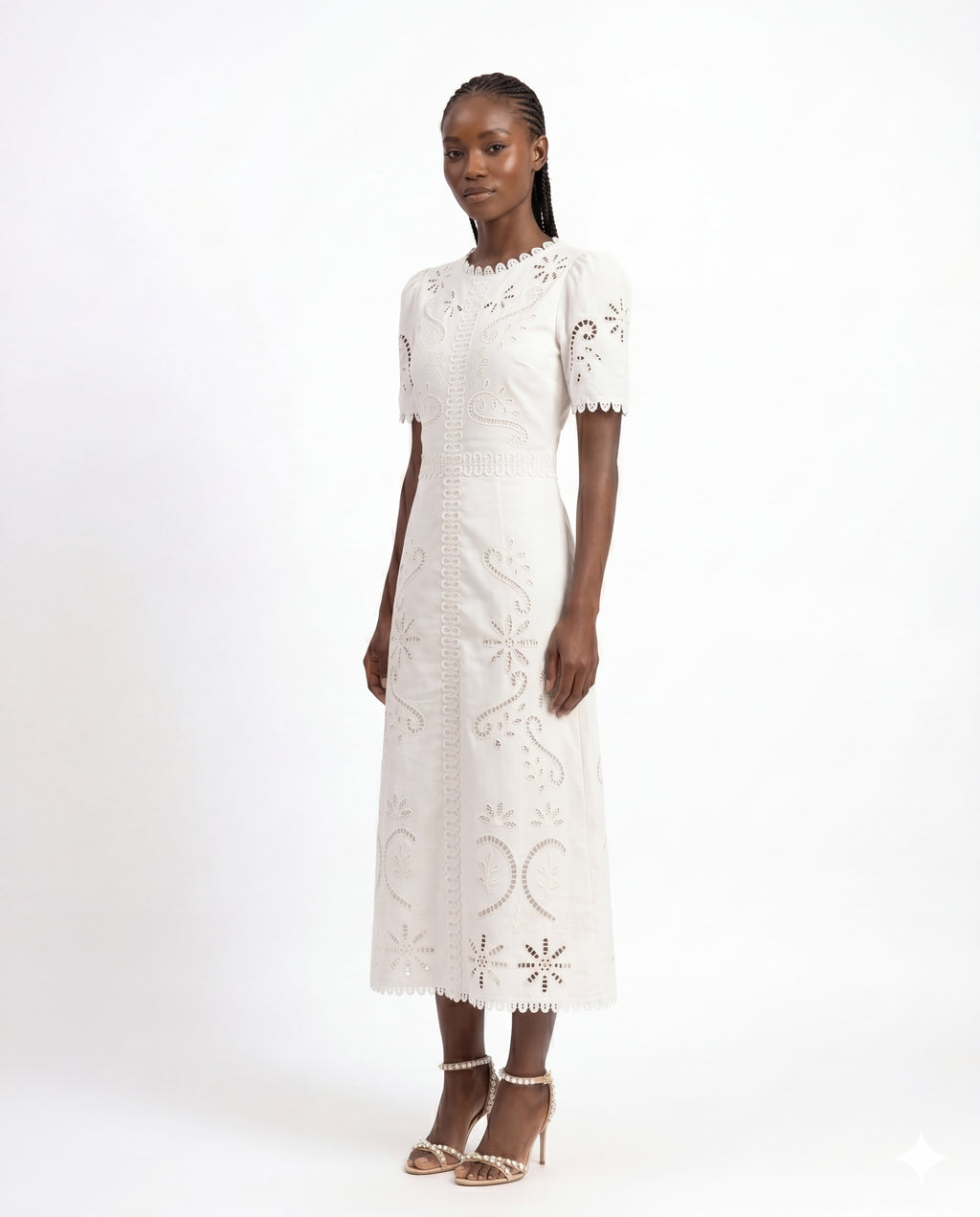 Fernanda - embroidered maxi dress