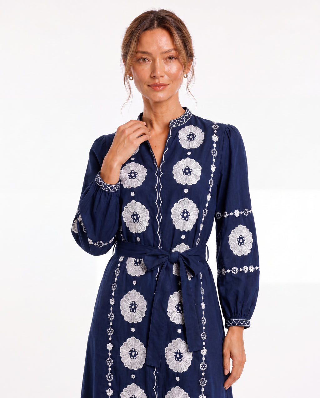Alma - floral midi dress