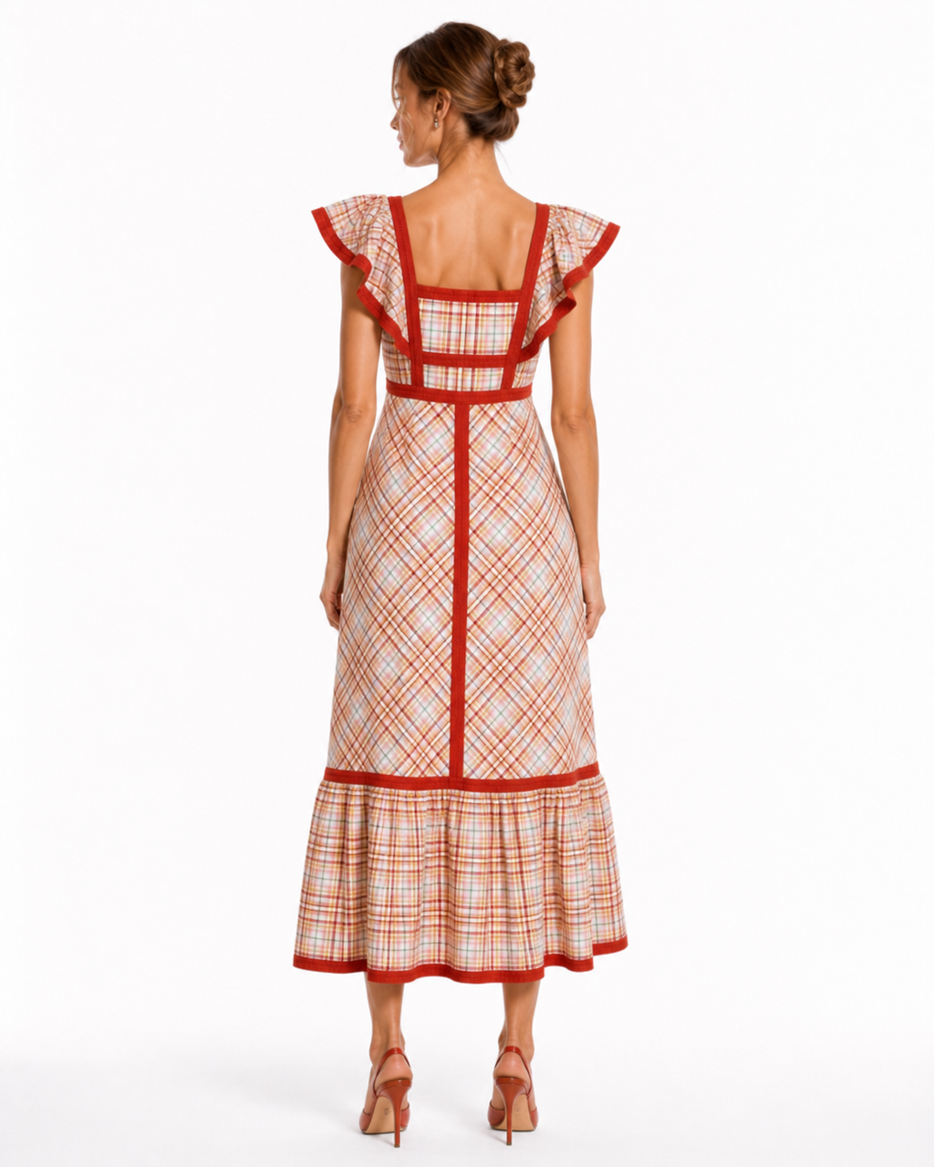 Juilana - a line midi dress