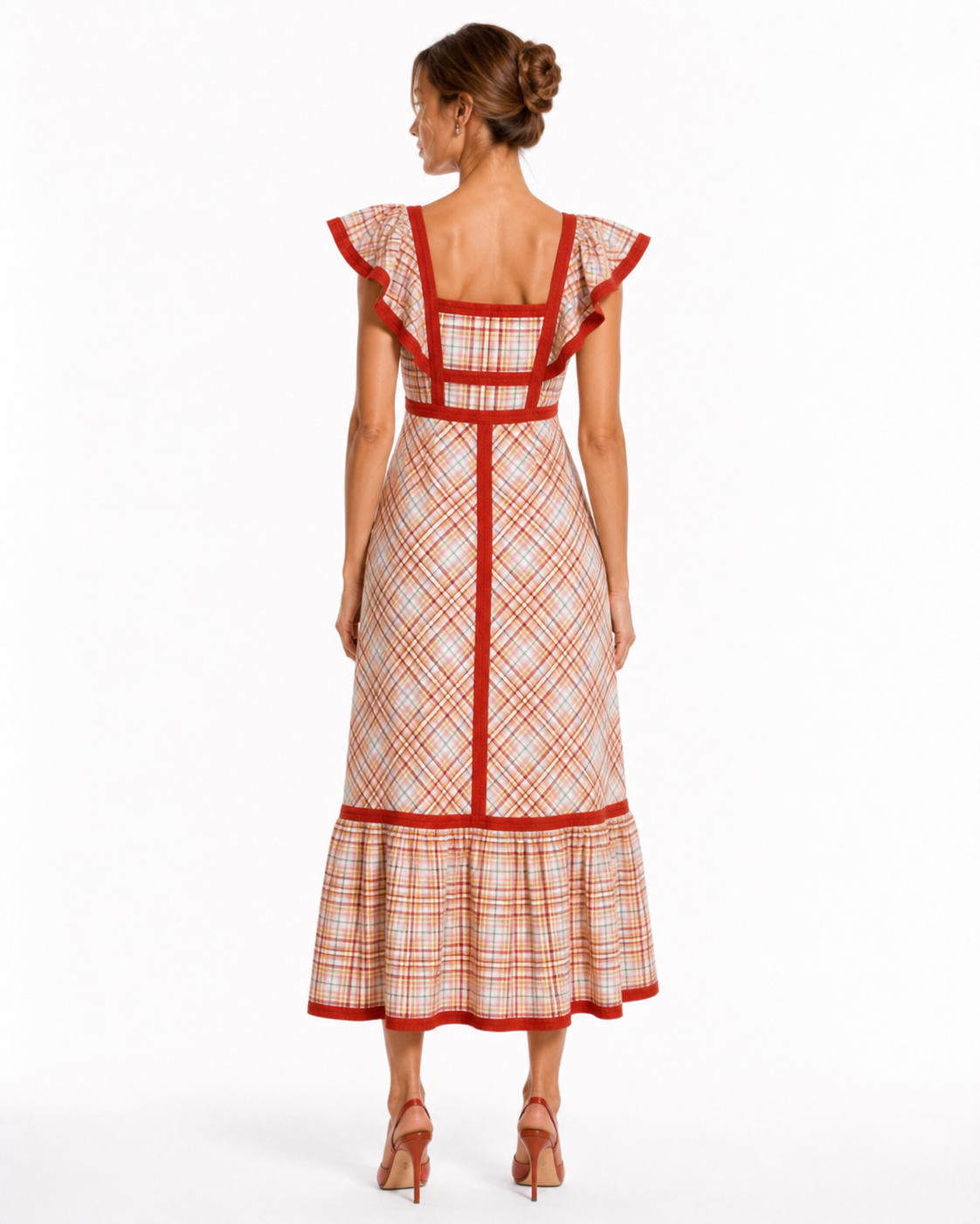 Juilana - a line midi dress
