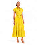 Lima - short sleeve maxi dress