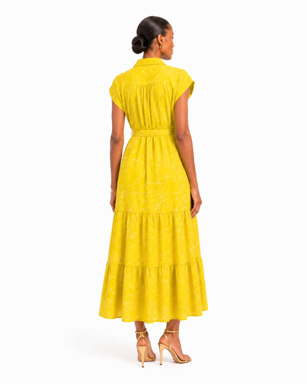 Lima - short sleeve maxi dress