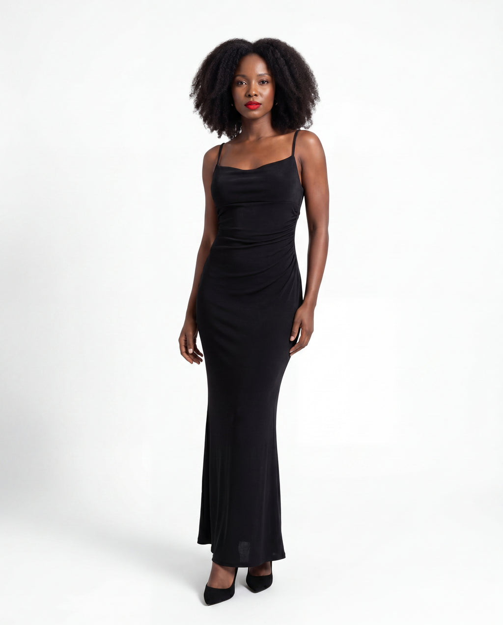 Amia - black evening gown