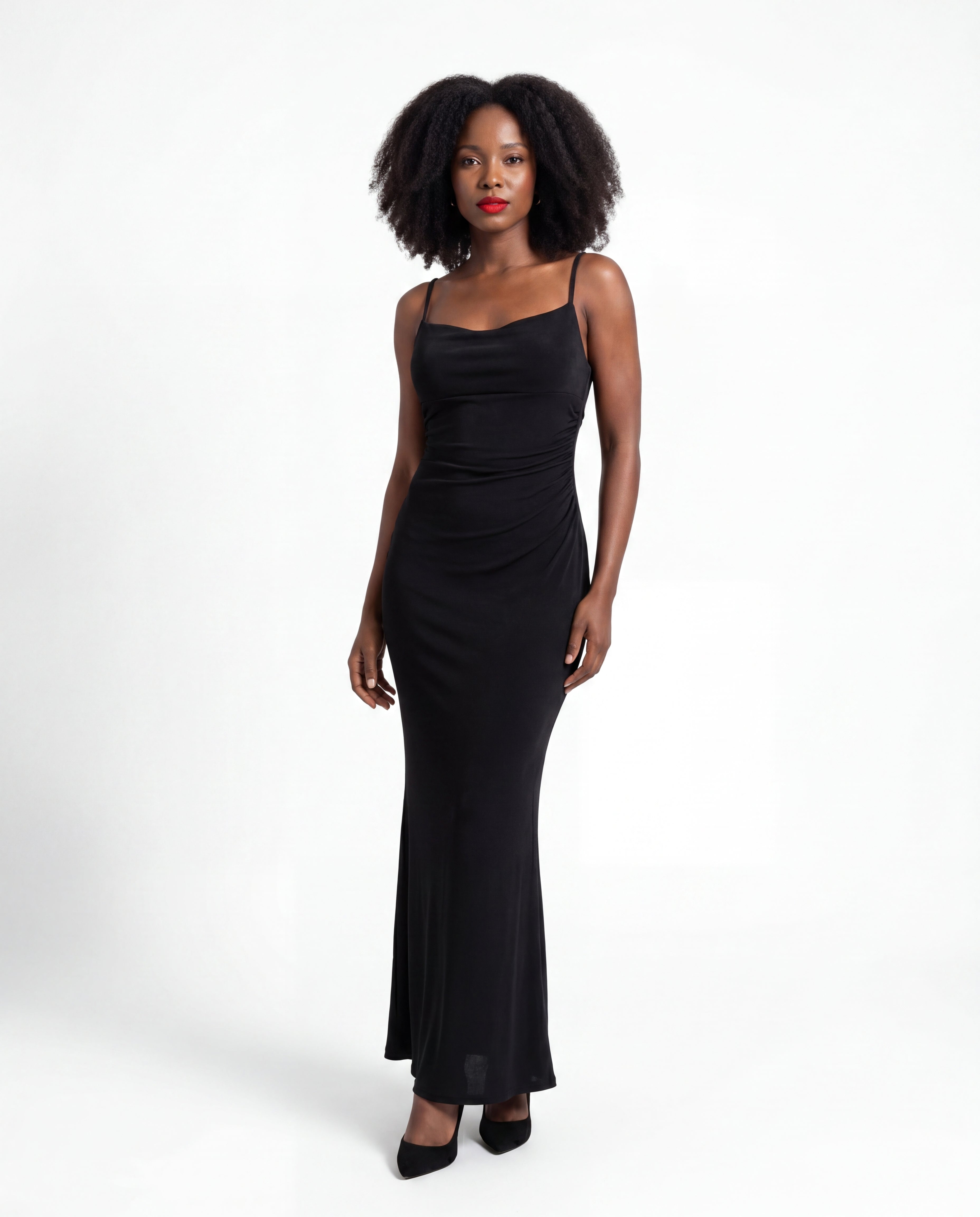 Amia - black evening gown