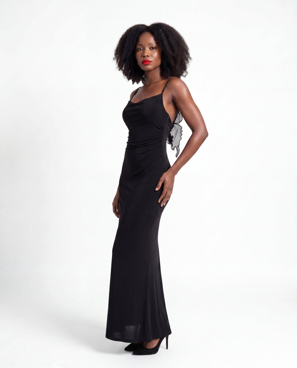 Amia - black evening gown