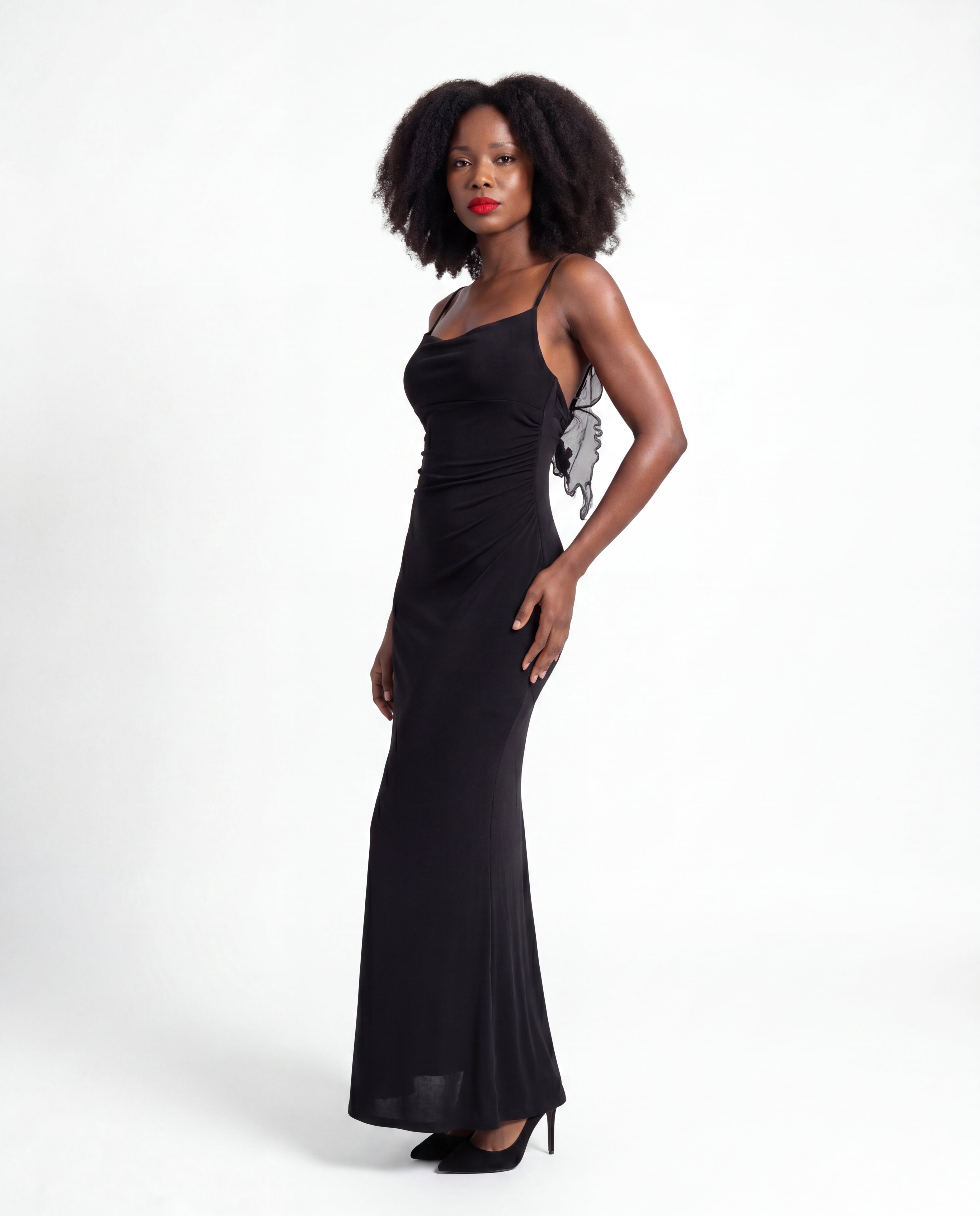 Amia - black evening gown