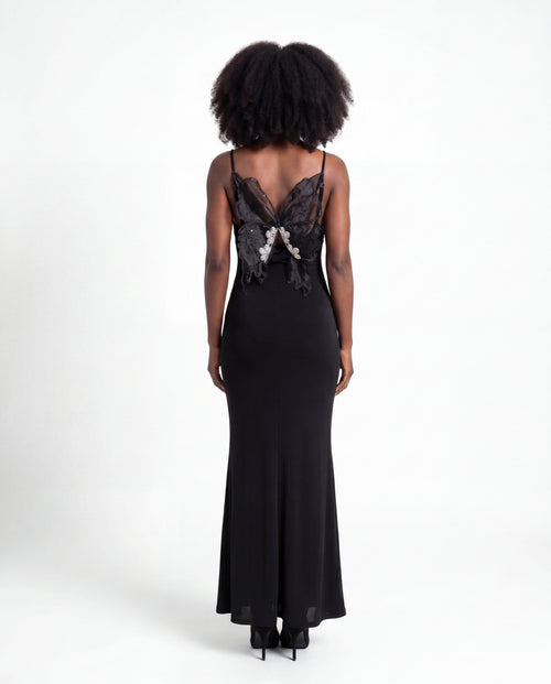 Amia - black evening gown
