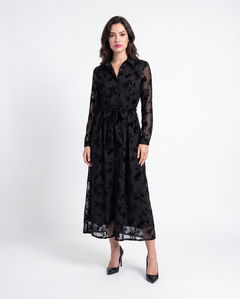 Iria - Black Maxi Dress
