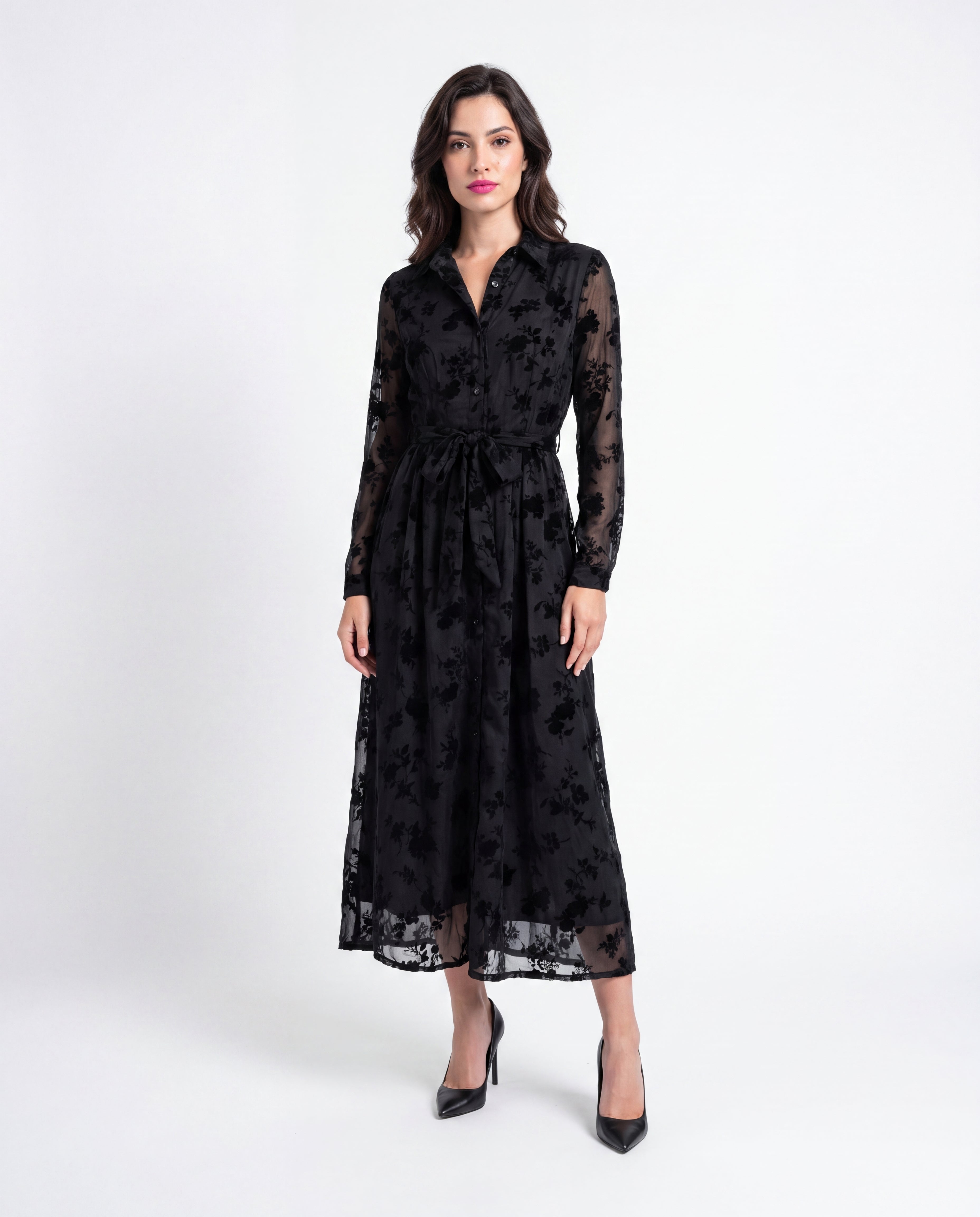 Iria - Black Maxi Dress