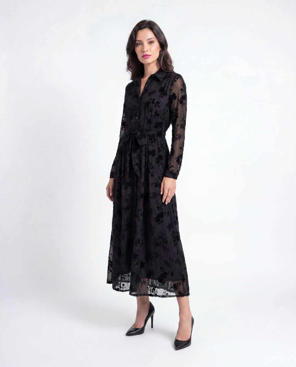 Iria - Black Maxi Dress
