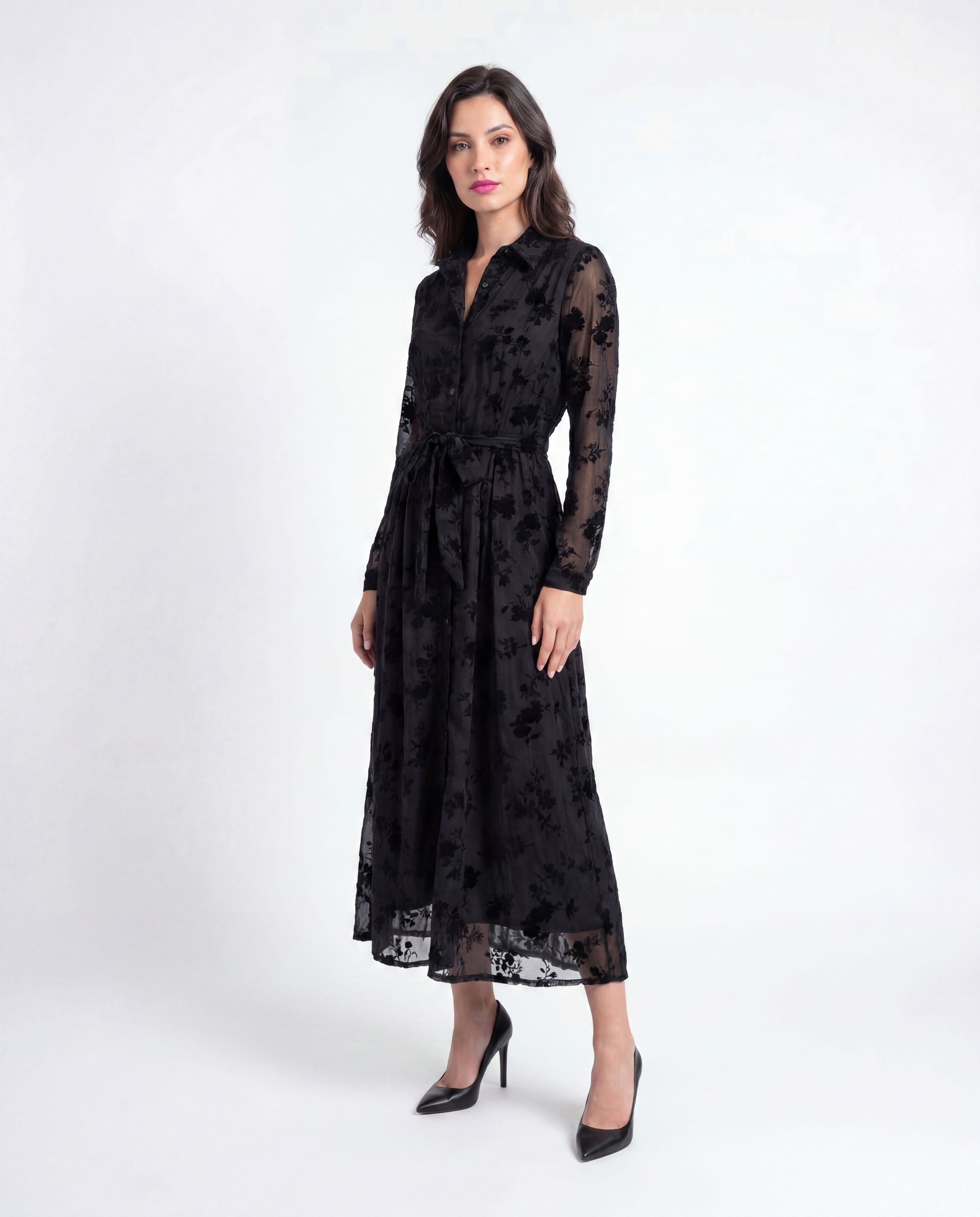 Iria - Black Maxi Dress